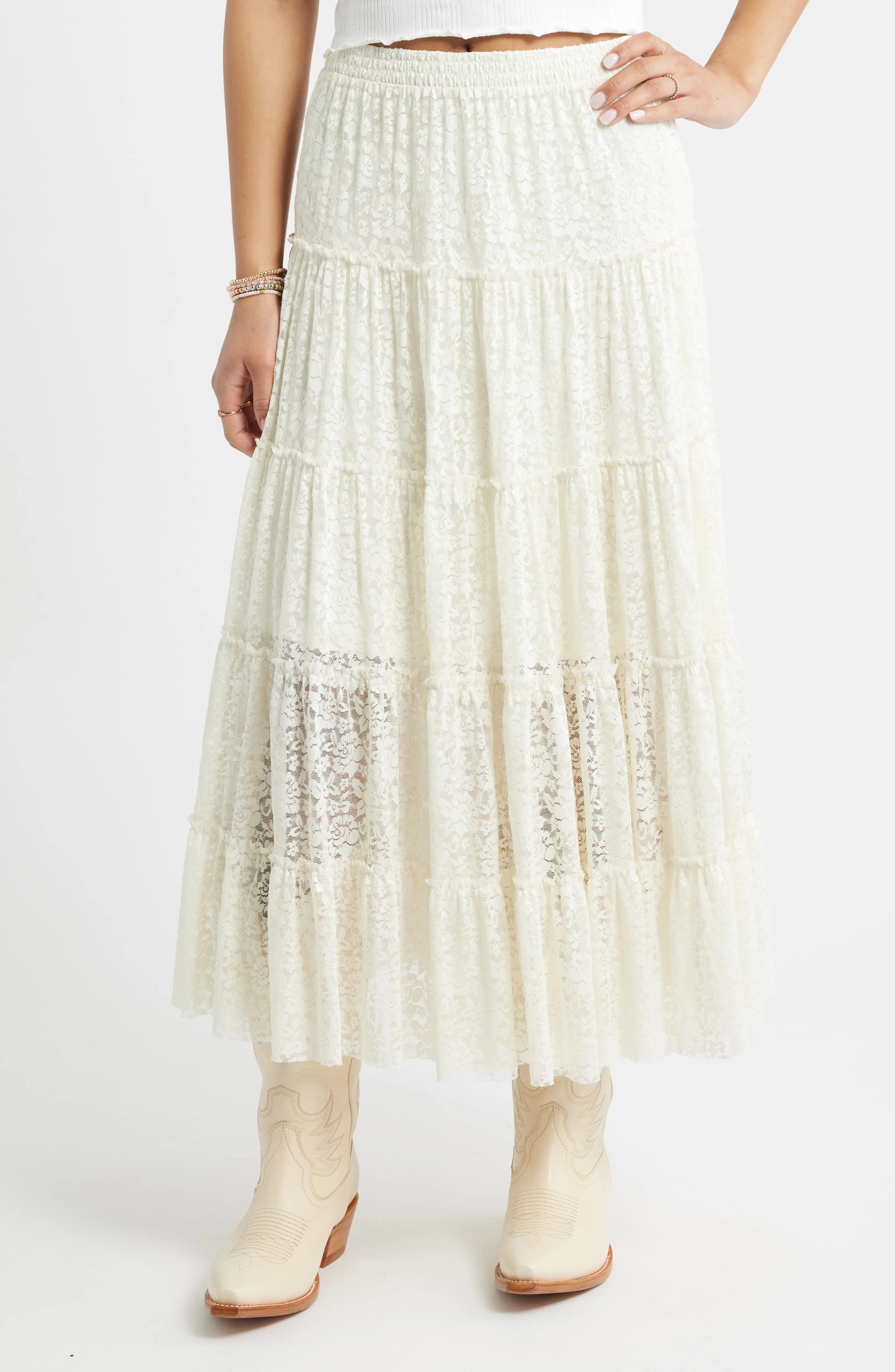 BP., Lace Maxi Skirt