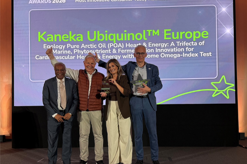 Kaneka Ubiquinol and Eqology win Vitafoods Europe 2026 Innovation Award with Pure Arctic Oil supplement