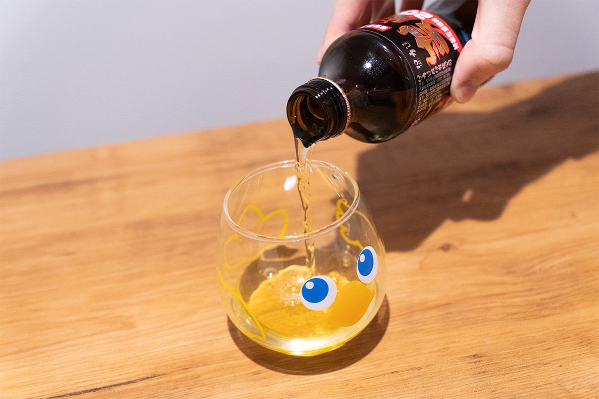 Pouring Man-New Vitamin B Drink
