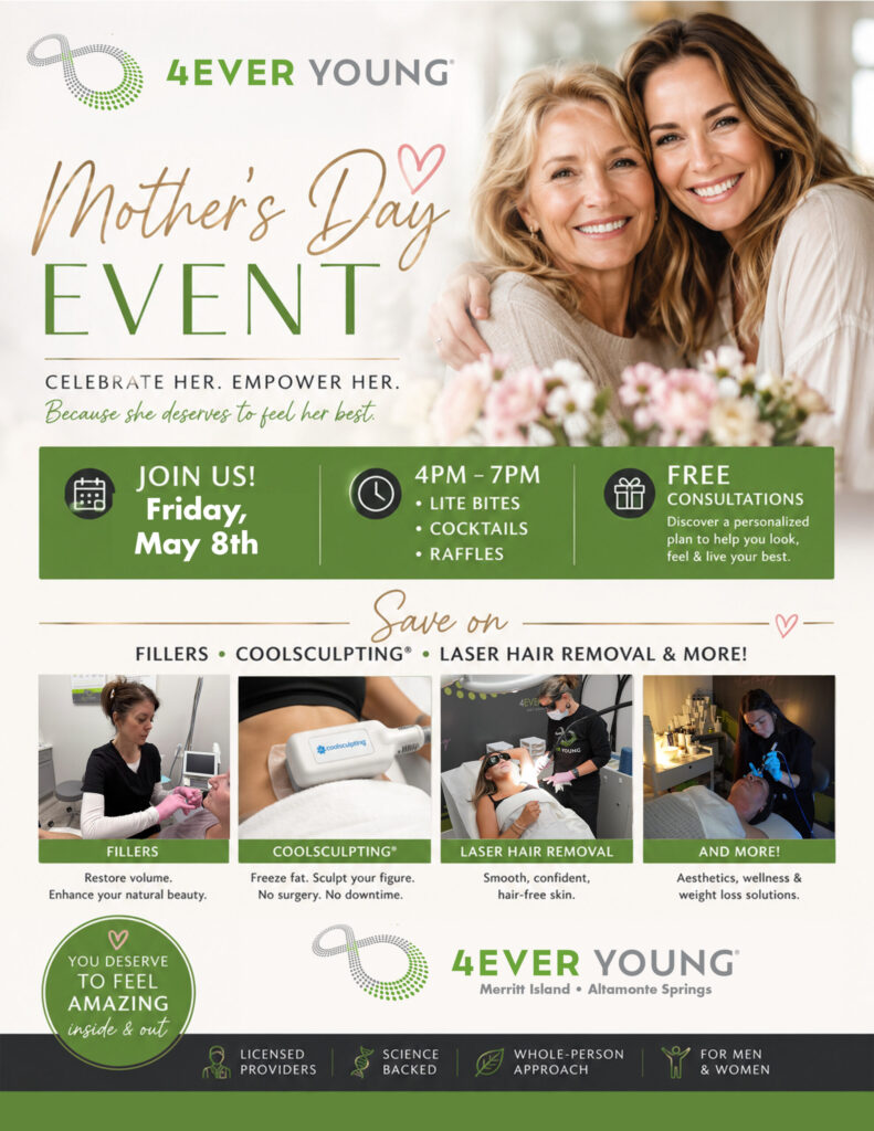 4Ever Young Merritt Island Host Live Event Friday With Exclusive Beauty and Wellness Savings
