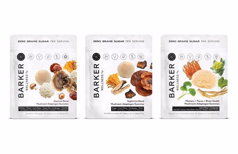 Celeb-Founded Mushroom Gummy Brands : Mushroom Adaptogen Gummies