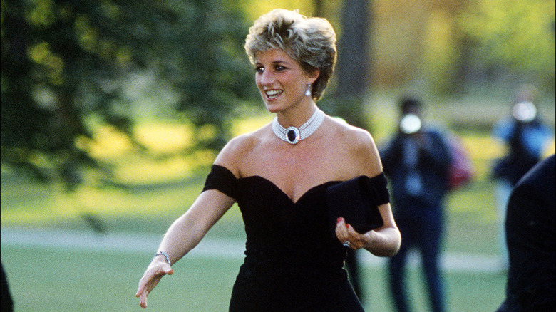 Princess Diana in famous black 
