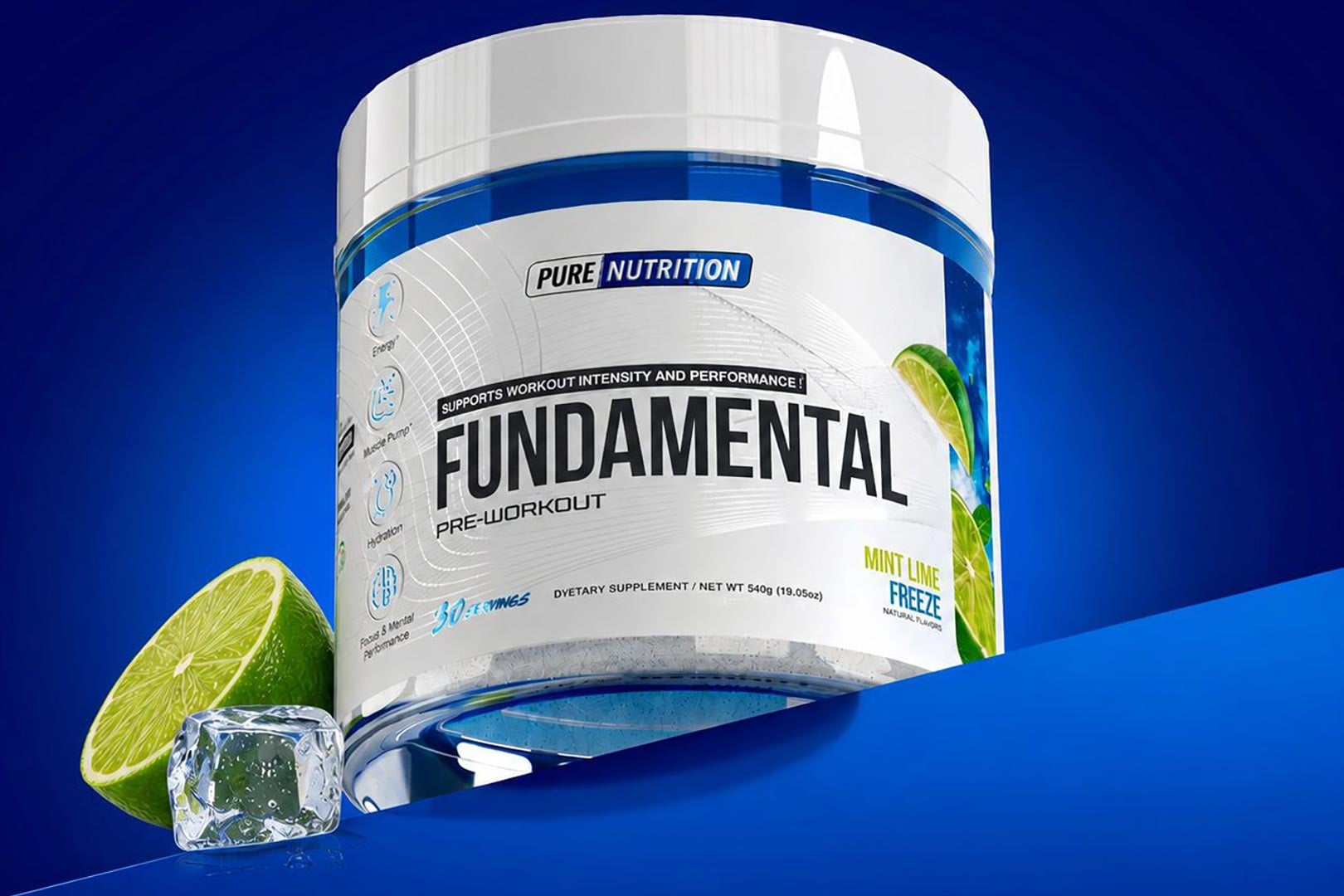 Pure Nutrition's basic and balanced Fundamental pre-workout