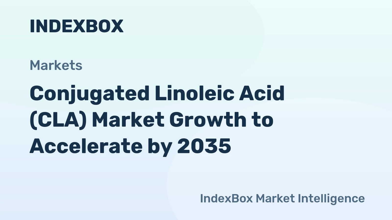 Conjugated Linoleic Acid (CLA) Market Forecast Points Higher Toward 2035 Amid Expanding Wellness Applications - News and Statistics