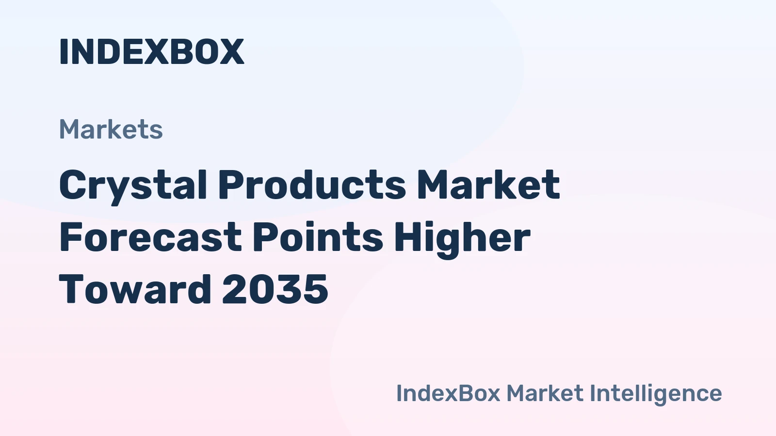 Crystal Products Market Forecast to 2035: Growth Driven by Electronics and Wellness Demand - News and Statistics