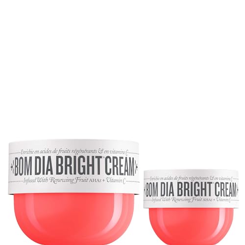 Sol De Janeiro Visibly Brightening and Smoothing Bom Dia Aha Cream Set, Amazon Exclusive