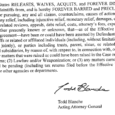 Immunity For The Whole Trump World For Anything– The A.G.’s Order