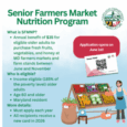 MEDIA RELEASE: Online Application for Senior Farmers Market Nutrition Program Now Open
