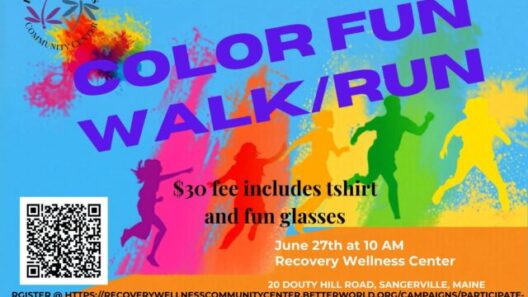 Recovery Wellness Community Center Color Run Walk/Run -Piscataquis Observer