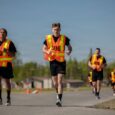 Alaska Army National Guardsmen conduct the Army Fitness Test