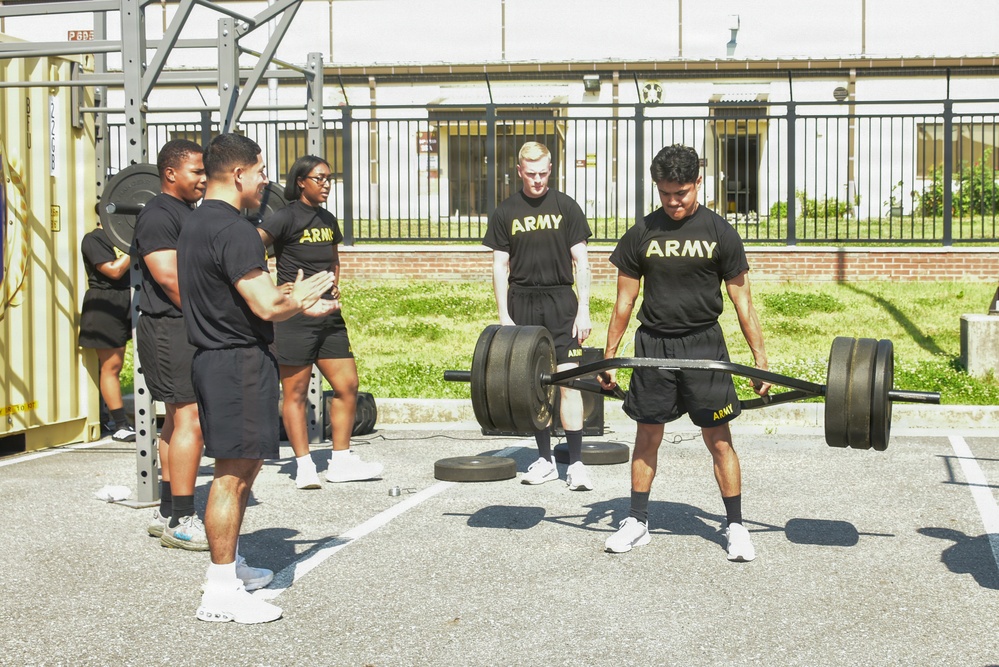 Division Sustainment Brigade Physical Fitness competition