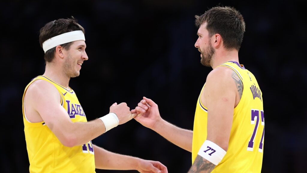 Watch Luka, Bronny James, Austin Reaves and More Lakers Guess Beauty Products in New Funny Video