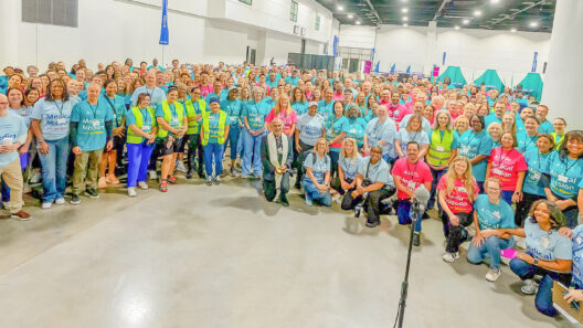 More than 400 volunteers help bring free medical and wellness services to people at Ascension St. Vincent’s Medical Mission at Home event.