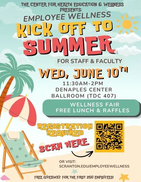 Employee Summer Wellness Fair Poster