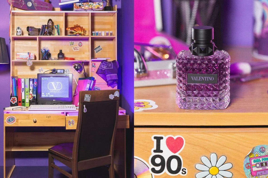 Valentino Beauty's Free-Entry House Party Pop-Up Celebrates Its New Fragrance Duo Through Y2K Nostalgia