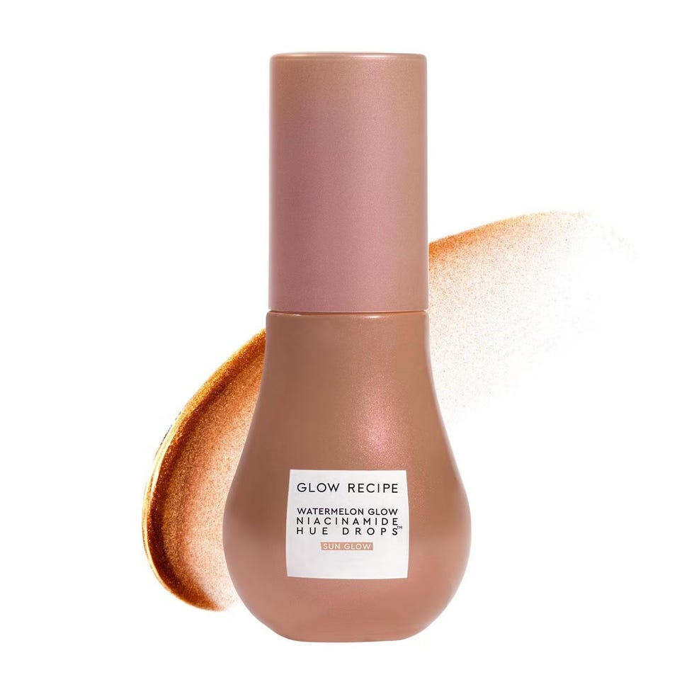 Mini Watermelon Glow Niacinamide Hue Drops Sun Glow Serum