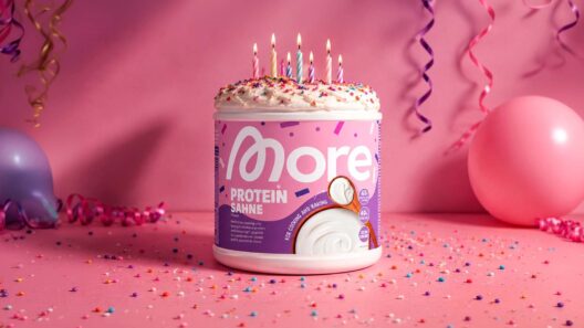 More Nutrition's Zerup flavors and Birthday Protein Sahne