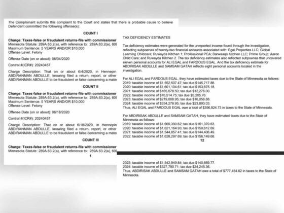 Two couples charged in alleged tax fraud scheme involving ties to child care and nutrition programs