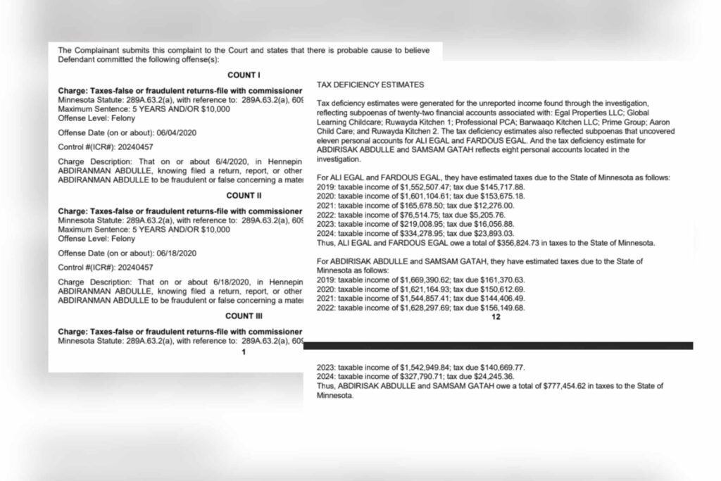 Two couples charged in alleged tax fraud scheme involving ties to child care and nutrition programs