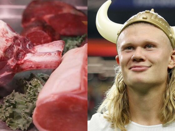 How hard is it to eat like Erling Haaland? CBS News' Leigh Kiniry gave his 6,000 calorie World Cup diet a try.