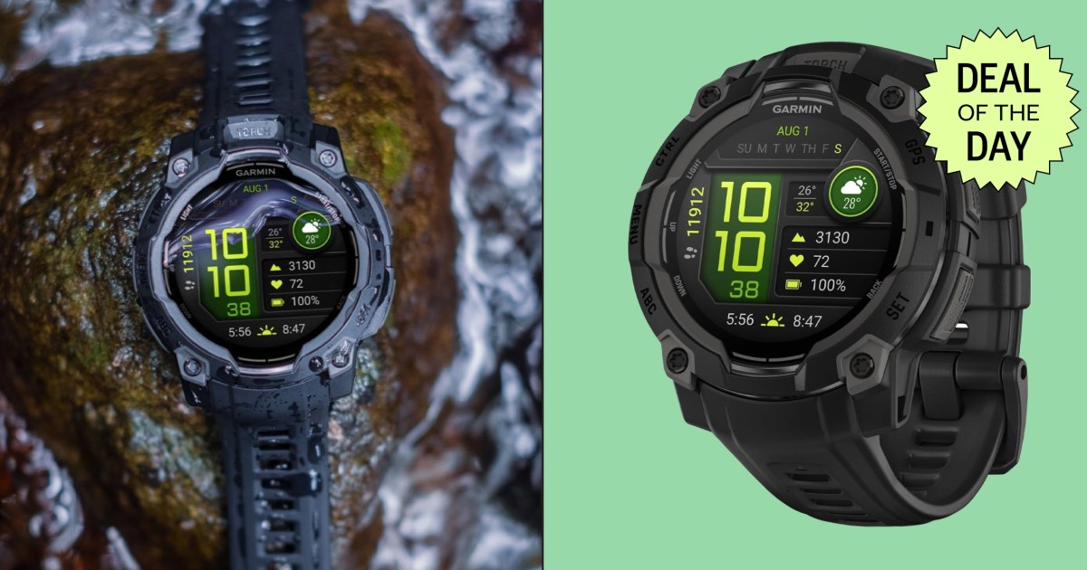 The Garmin Instinct 3 is at its Lowest Price Ever — it’s $150 off