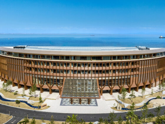 Timber Facades Wellness Hotel By Shigeru Ban