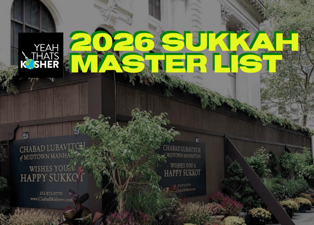 [MASTER LIST] Global Sukkah Restaurants 2026 • YeahThatsKosher